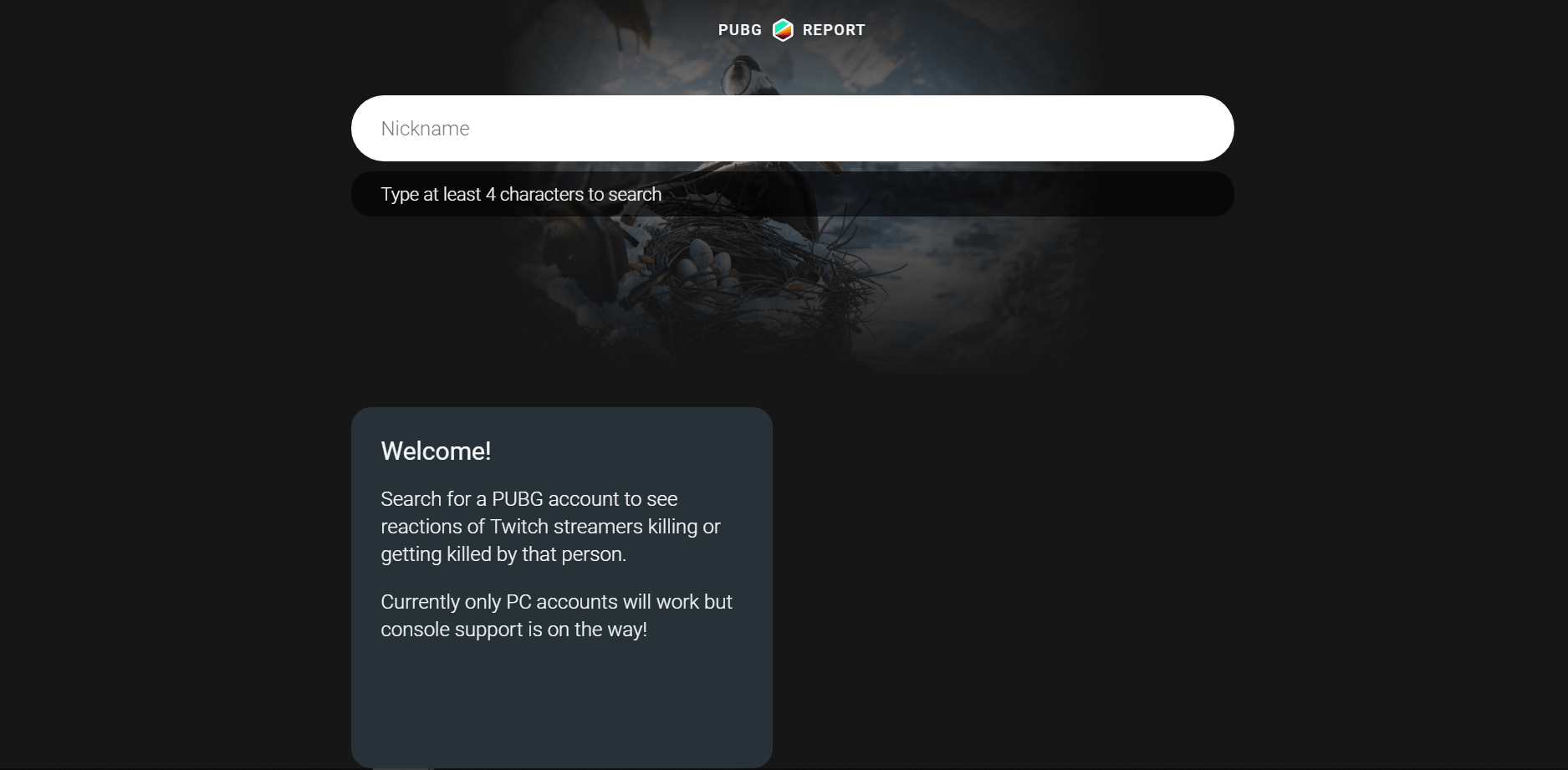 PUBG Report