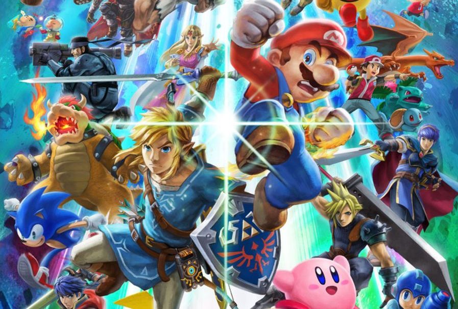 Smash Bros Ultimate Link Mario Kirby