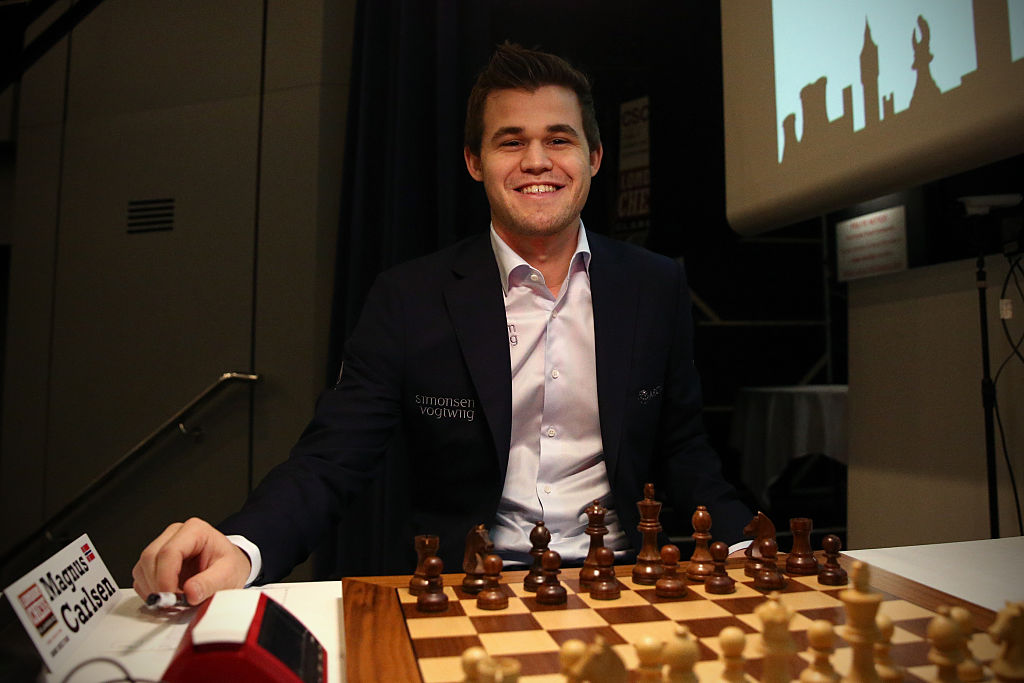 World Champion Plays At The London Chess Classic Competition